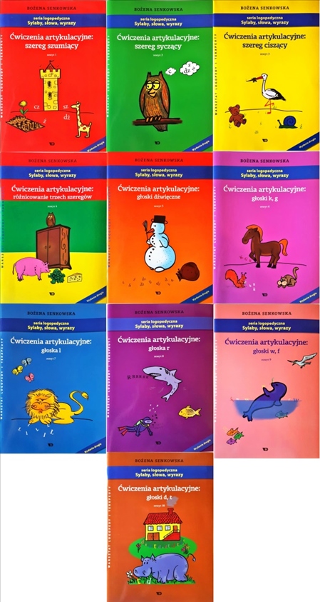 

Ćwiczenia Artykulacyjne Komplet Zeszyt 1-10