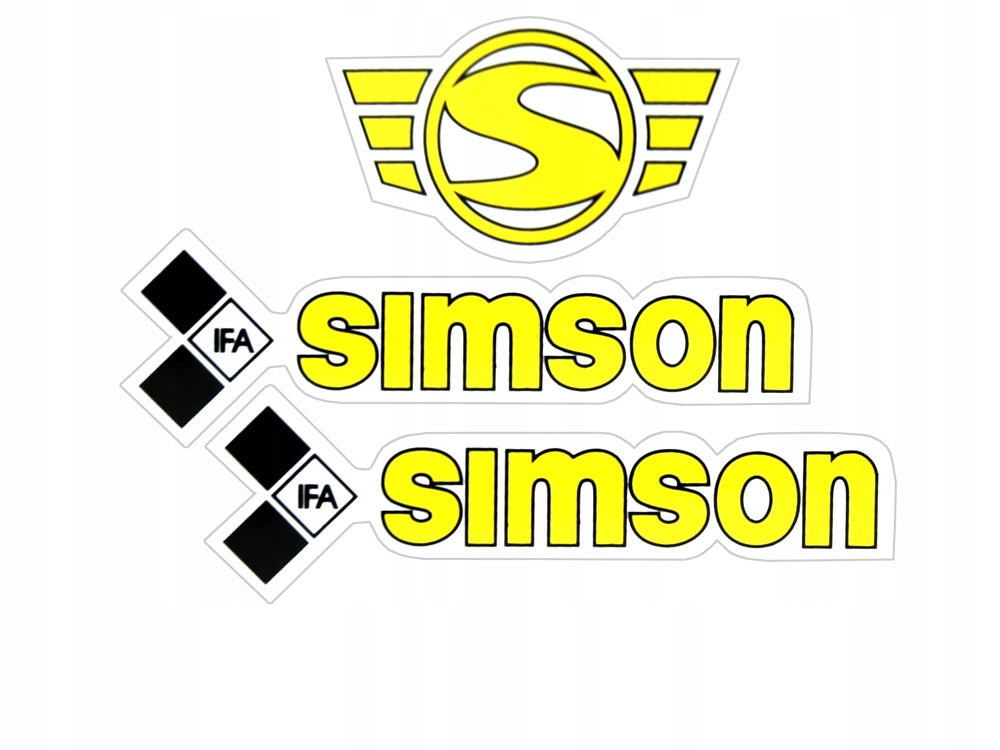 SIMSON SR50 SR80 NAKLEJKI NAKLEJKA nr33