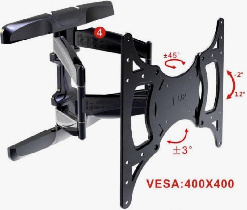 Uchwyt LCD/LED 26-55 400x400 dwa ramiona NOWOŚĆ ! Marka Inna