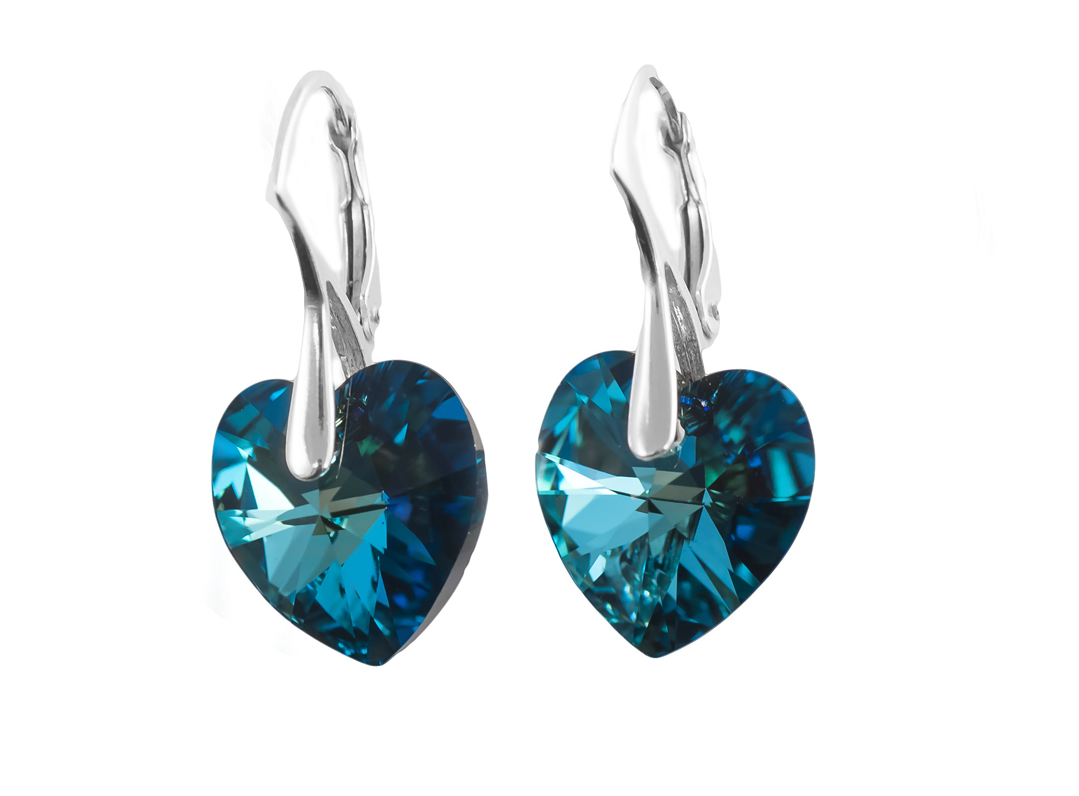 

Swarovski Serce 14 kolczyki 8 kol 14mm Heart -20%