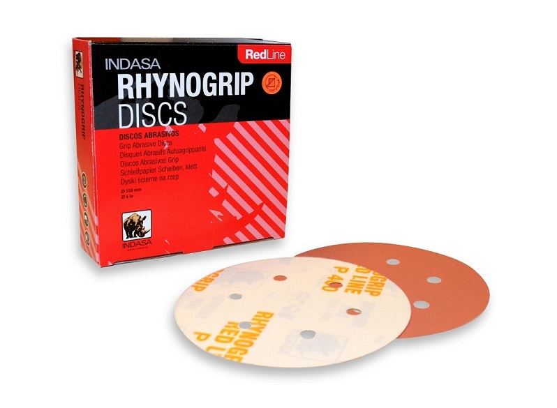 

5 x Indasa Krążek ścierny Rhynogrip 6H Red P1500