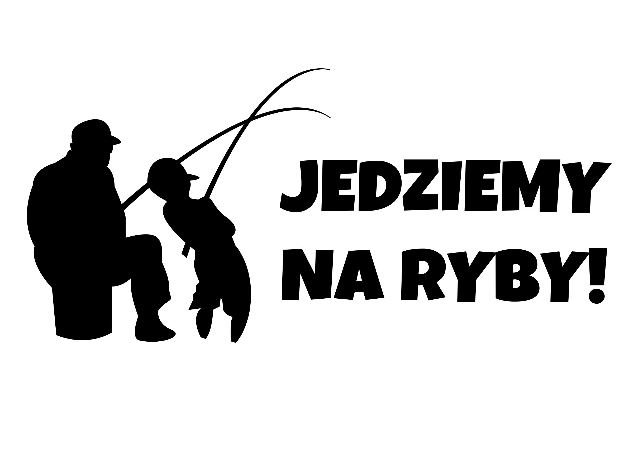 

Naklejki nie tylko dla wędkarzy. 24 cm, +150 wzor.