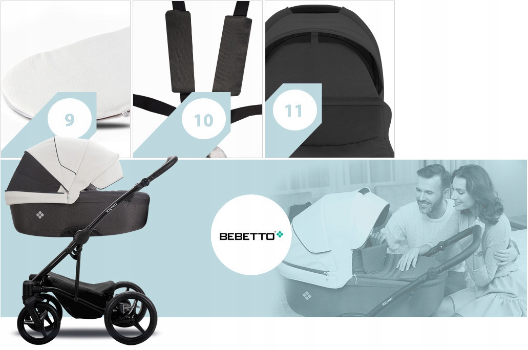 BEBETTO 3W1 TORINO SI 04 MIEDŹ I + MAXI-COSI CITI Model Torino