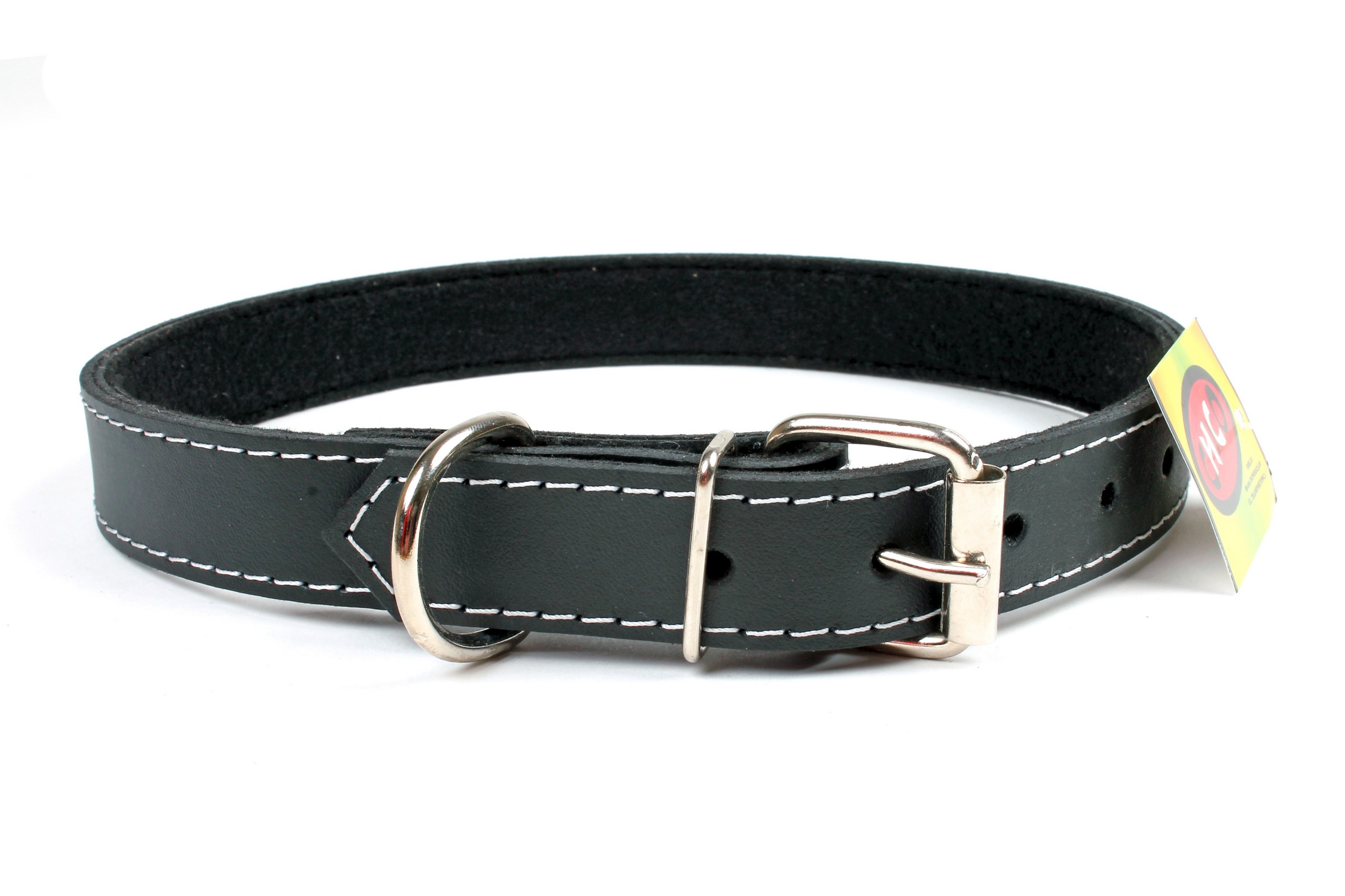 

Obroża Skórzana Dla Psa Z Filcem 49-59cm Czarna