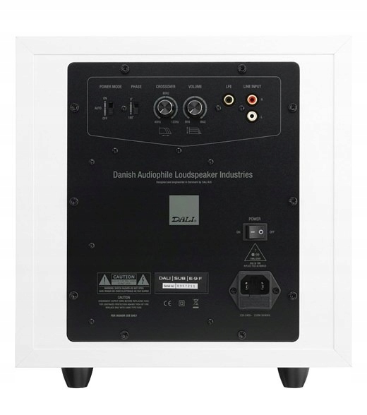 Dali Sub E-9 F - Subwoofer Aktywny Hi-Fi BIAŁY Marka Dali