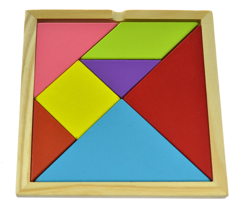 TANGRAM ИГРА-ГОЛОВОЛОМКА ГОЛОВОЛОМКА СТРОИТЕЛЬНЫЕ БЛОКИ - docom.com.ua