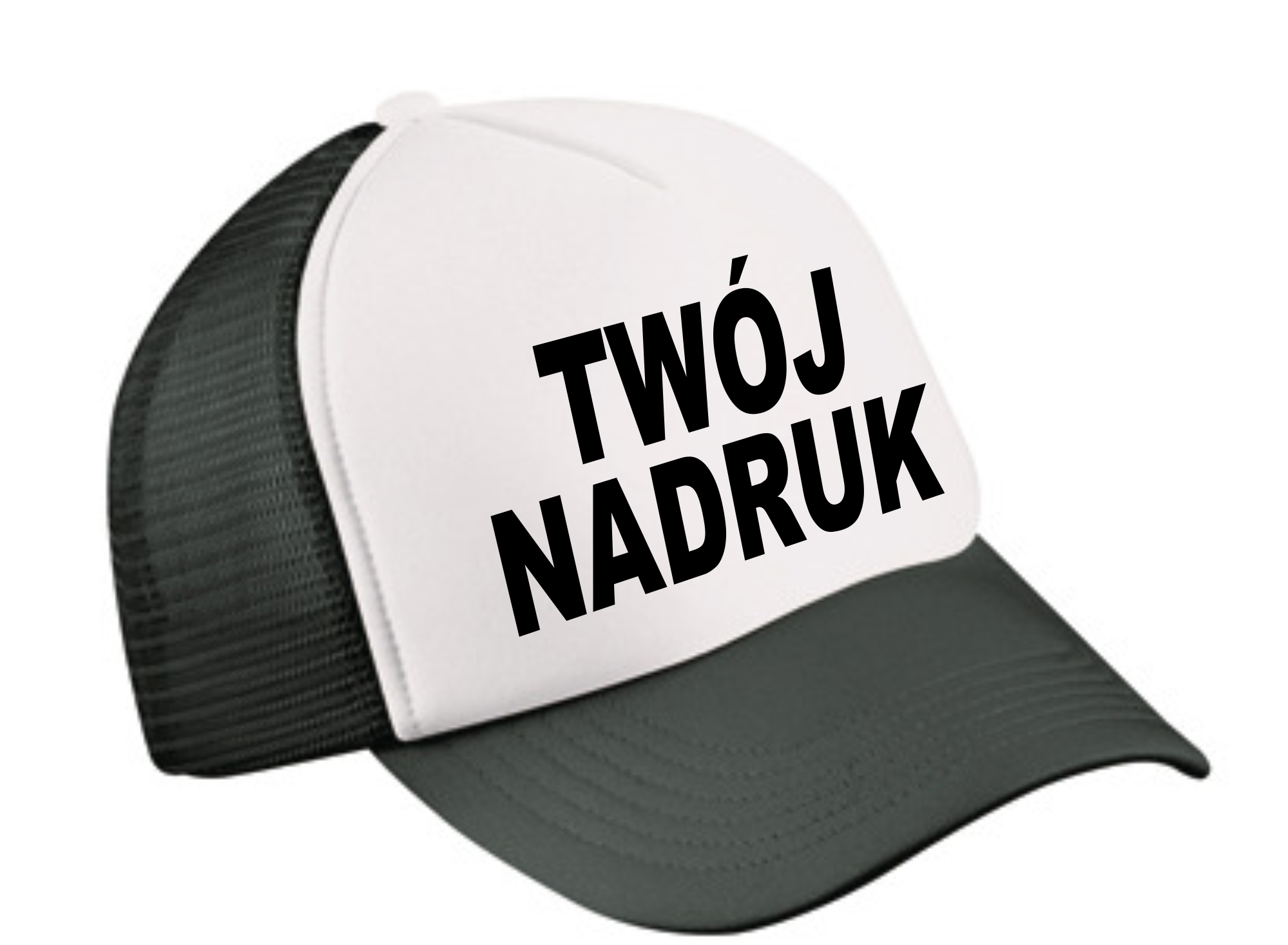 

Czapka Trucker Tirówka Z Daszkiem Nadruk Siatka