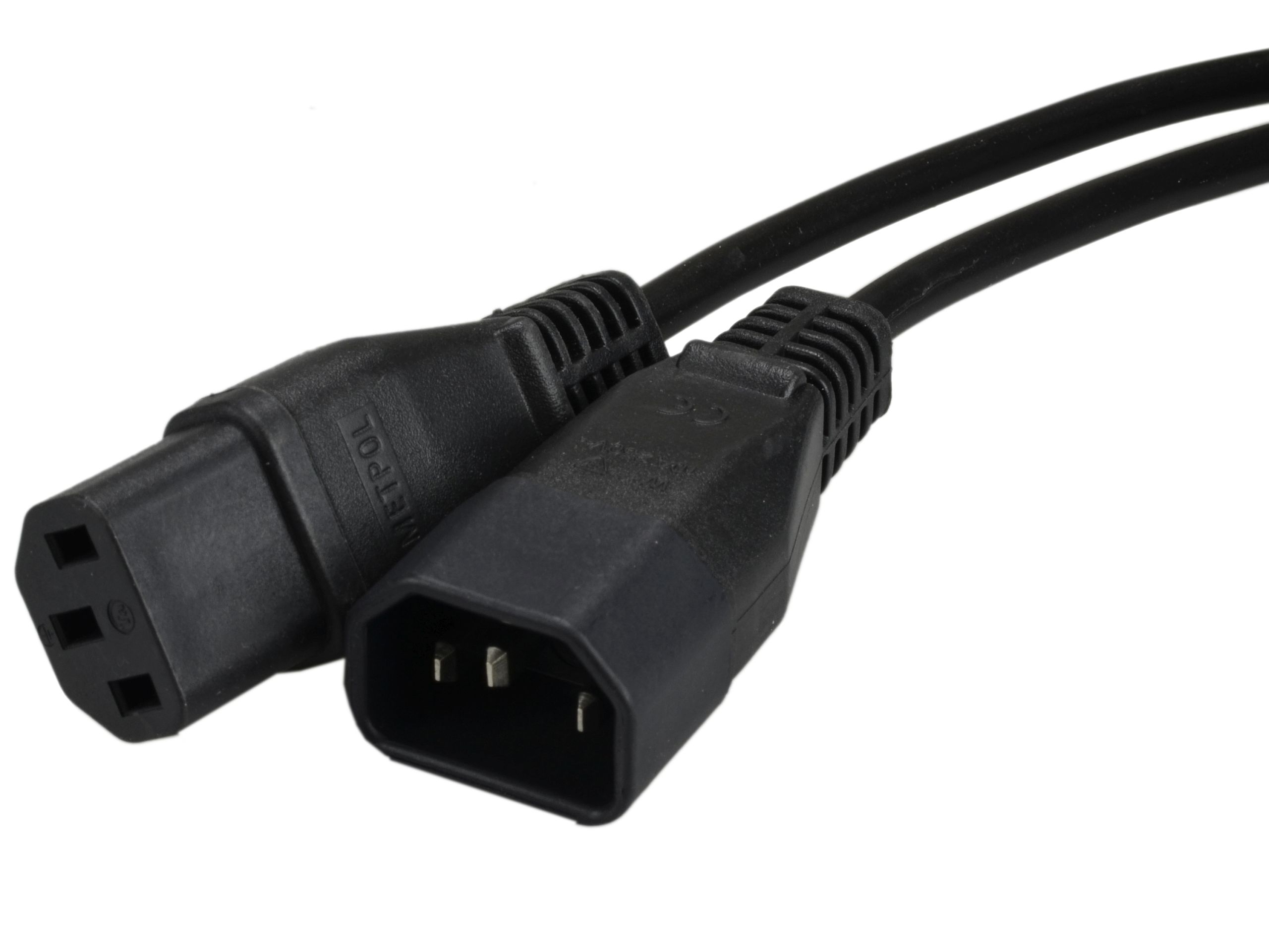 

Kabel zasilający Pc Ups przedłużacz C13/C14 0,5m
