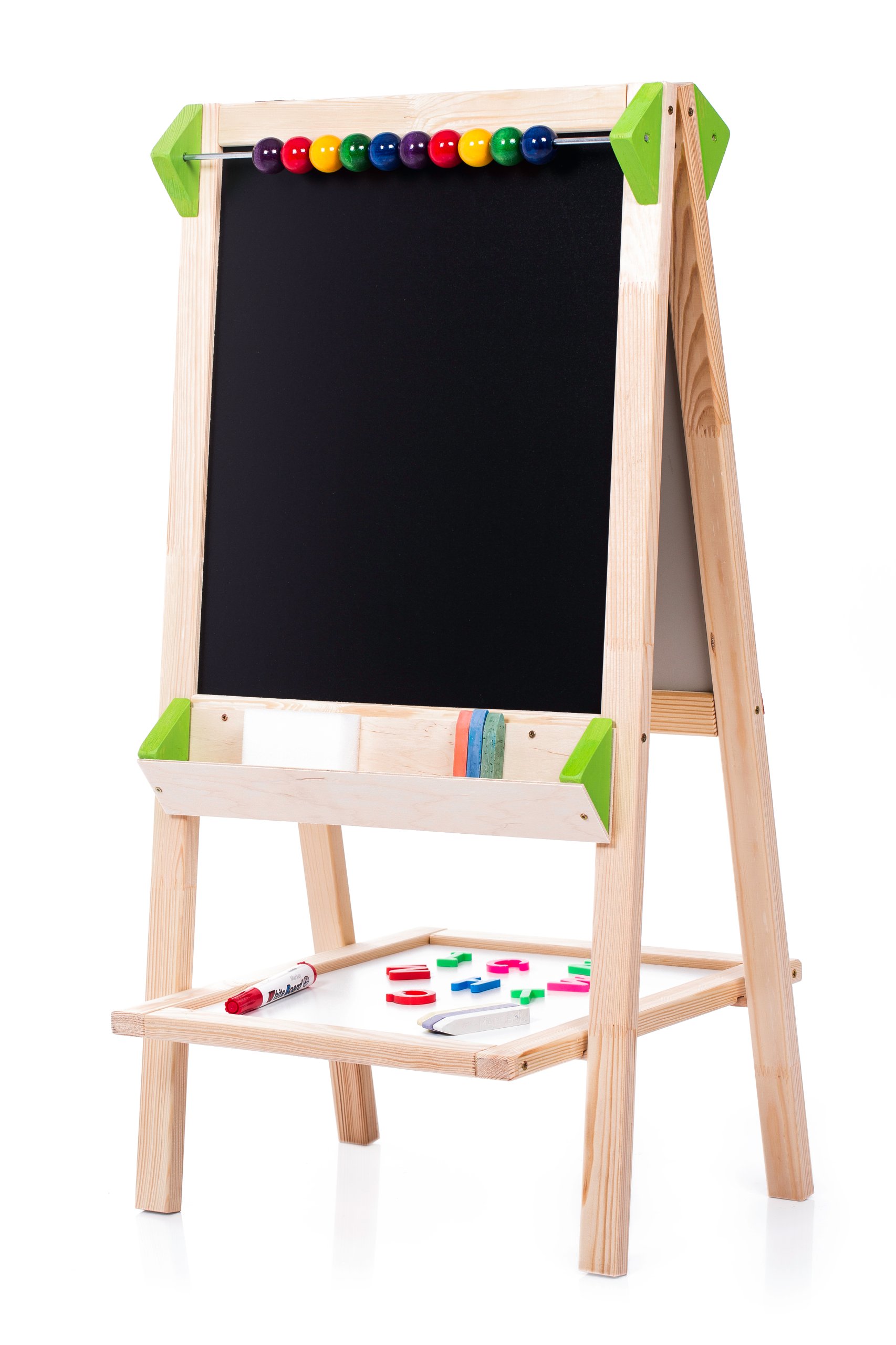 TABLICA DWUSTRONNA KREDOWA MAGNETYCZNA + AKCESORIA Marka inna