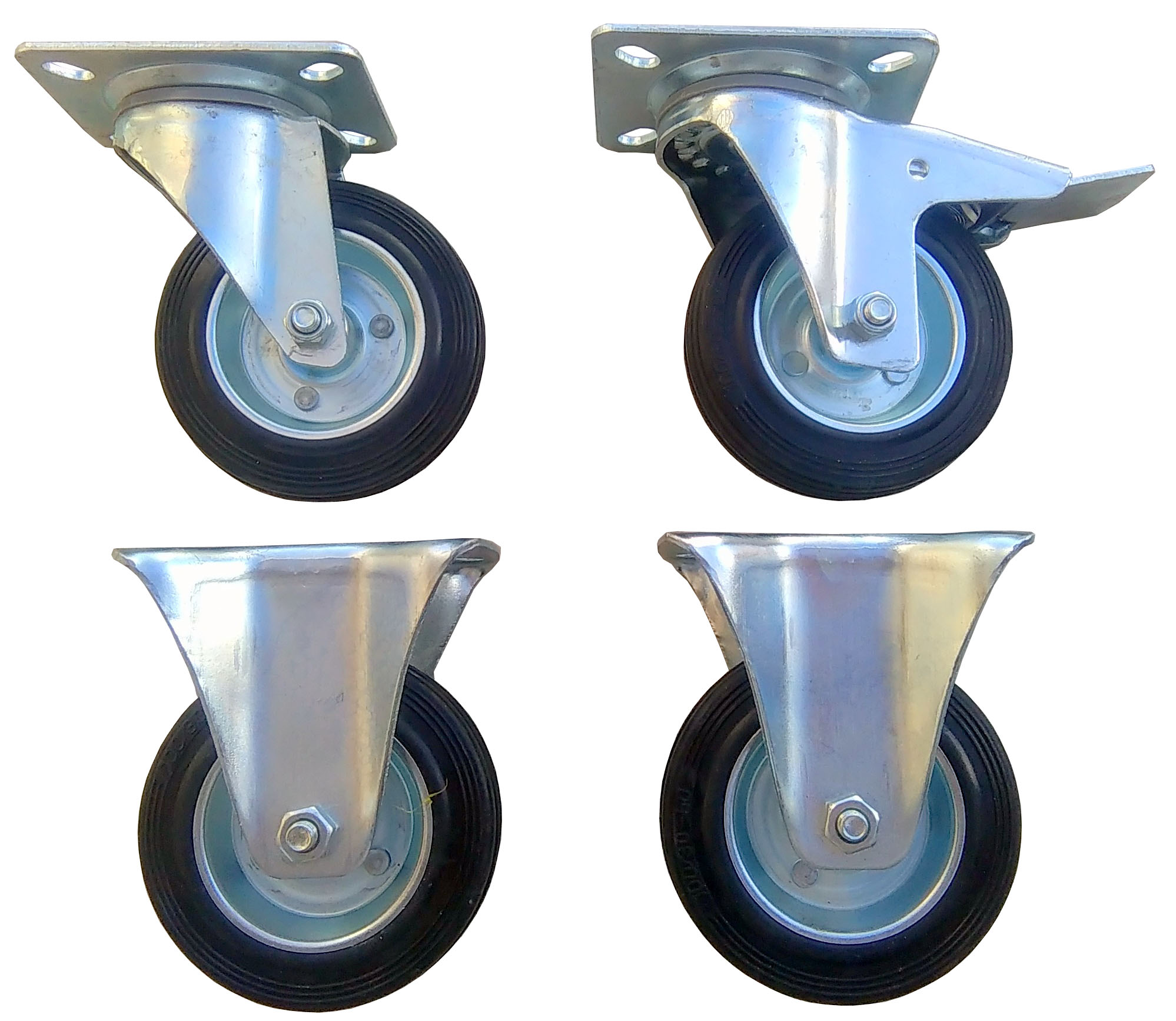 Kola fi 100 mm kolečko Europalety 240 kg Sada 4 ks