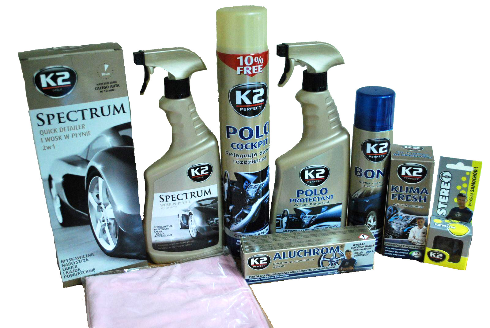 

Kosmetyki Samochodowe K2 Zestaw Auto Kosmetyki