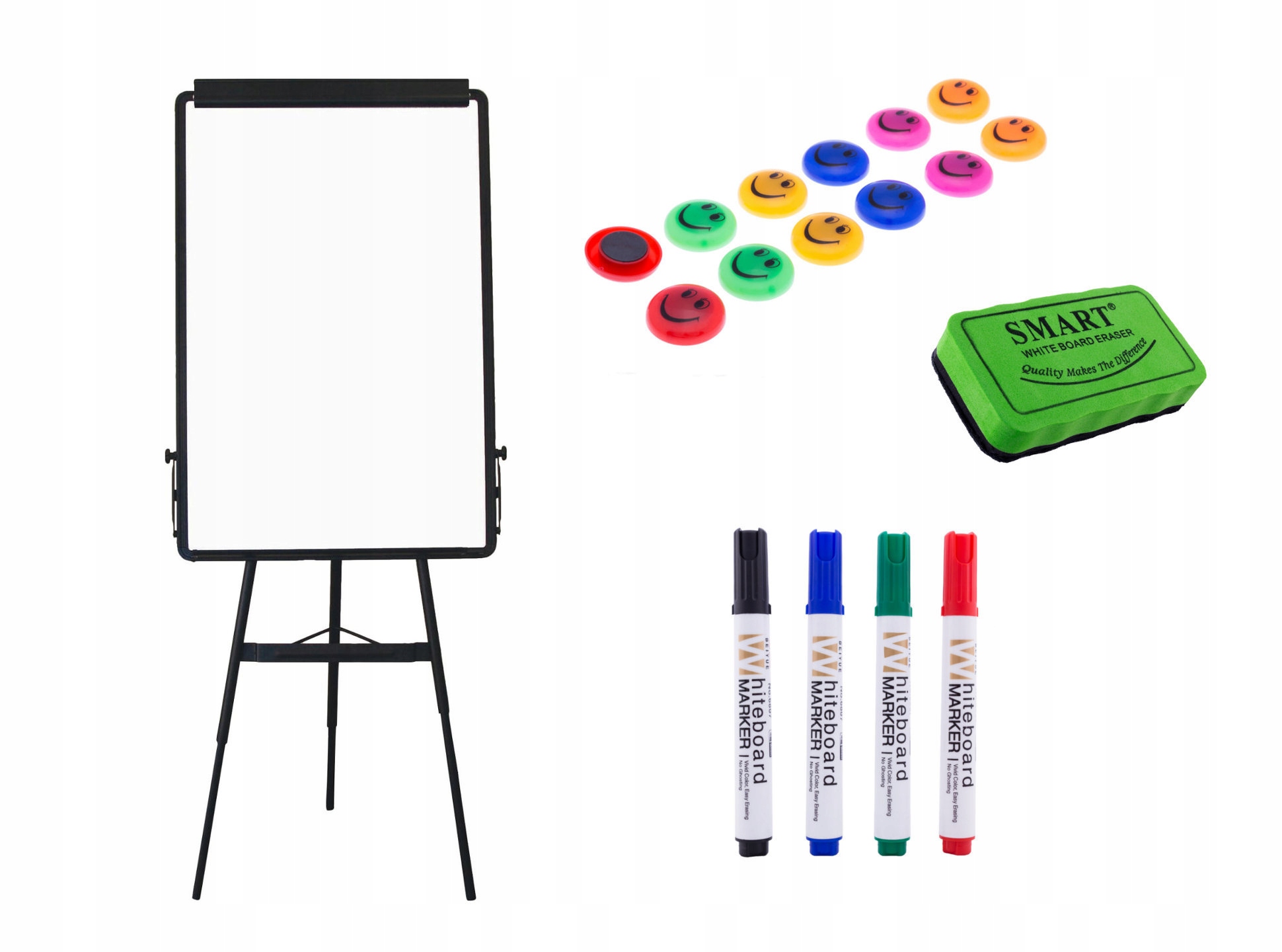 

-40% Czarny flipchart 60x90 magnetyczny +akcesoria