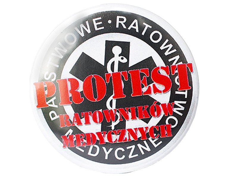 

Przypinka Znaczek Protest Ratowników Medycznych