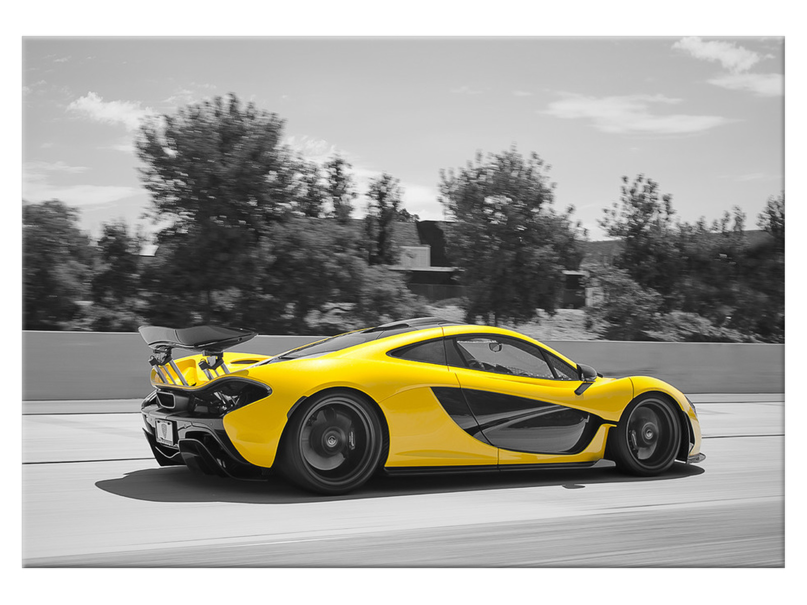 

Obraz Żółty McLaren P1 Samochód 100x70 1692A_1Z