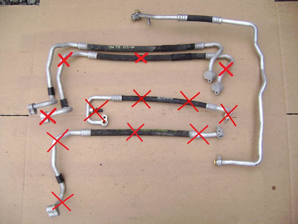 Трубы кондиционера VW TRANSPORTER T5