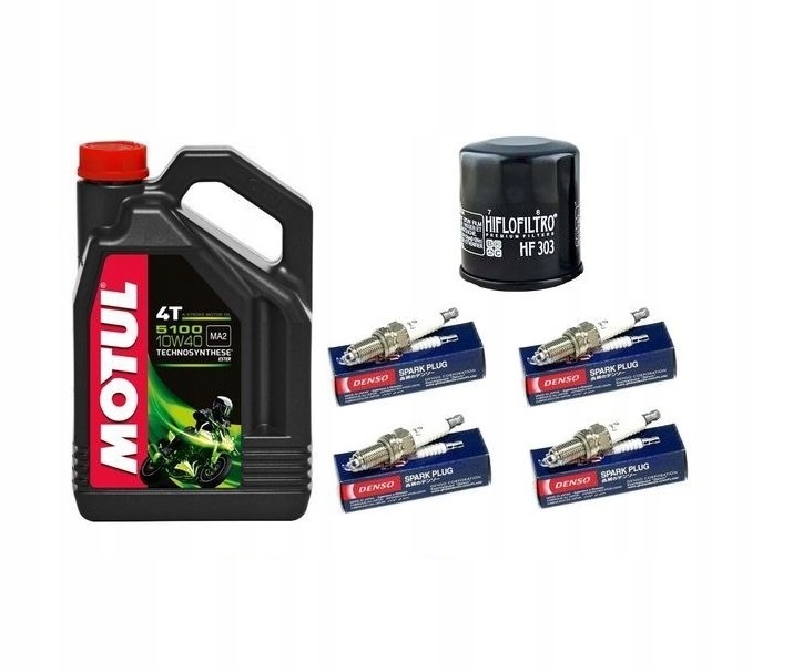 Olej Motul Filtr Świece HONDA CB1300 SC54 03-13r.