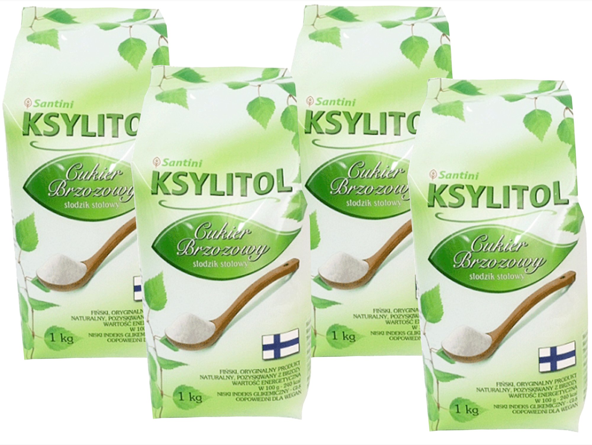 4 kg fínsky XYLITOL 100% breza cukru ekonomiky.