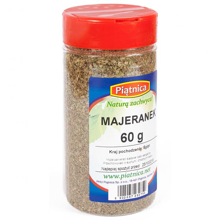 MAJERANEK SUSZONY PREMIUM 60g PIĄTNICA SŁOIK