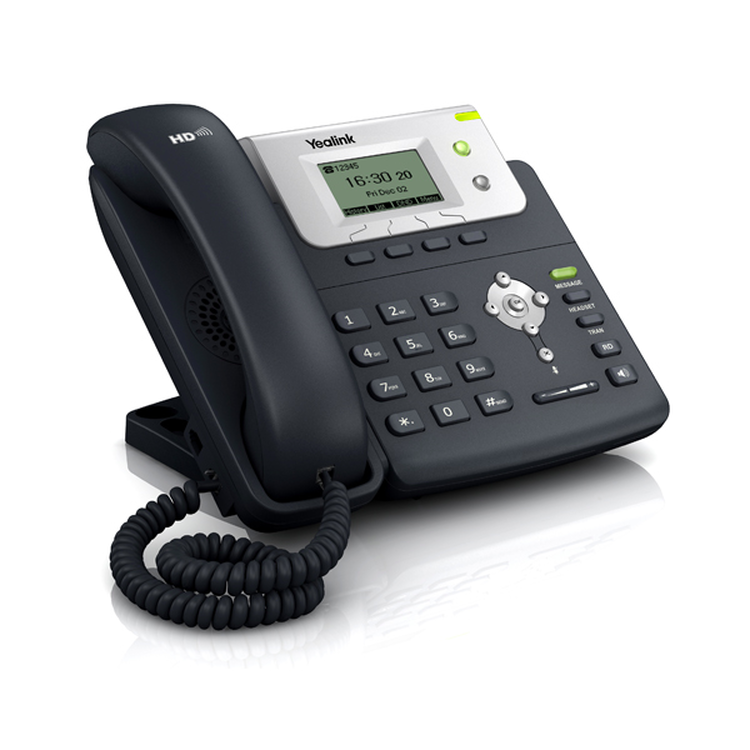 VoIP telefon Yealink SIP-T21 E2 černý Napájecí Zdroj Součástí Balení