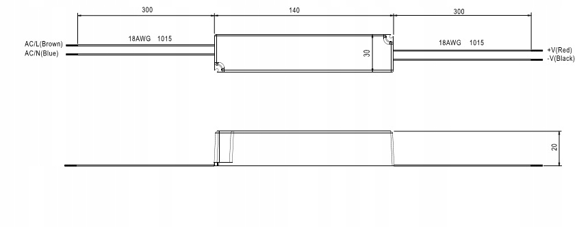 ZASILACZ do LED 12V DC 1,5A 18W IP67 Mean Well Kod producenta LPH-18-12 Mean Well