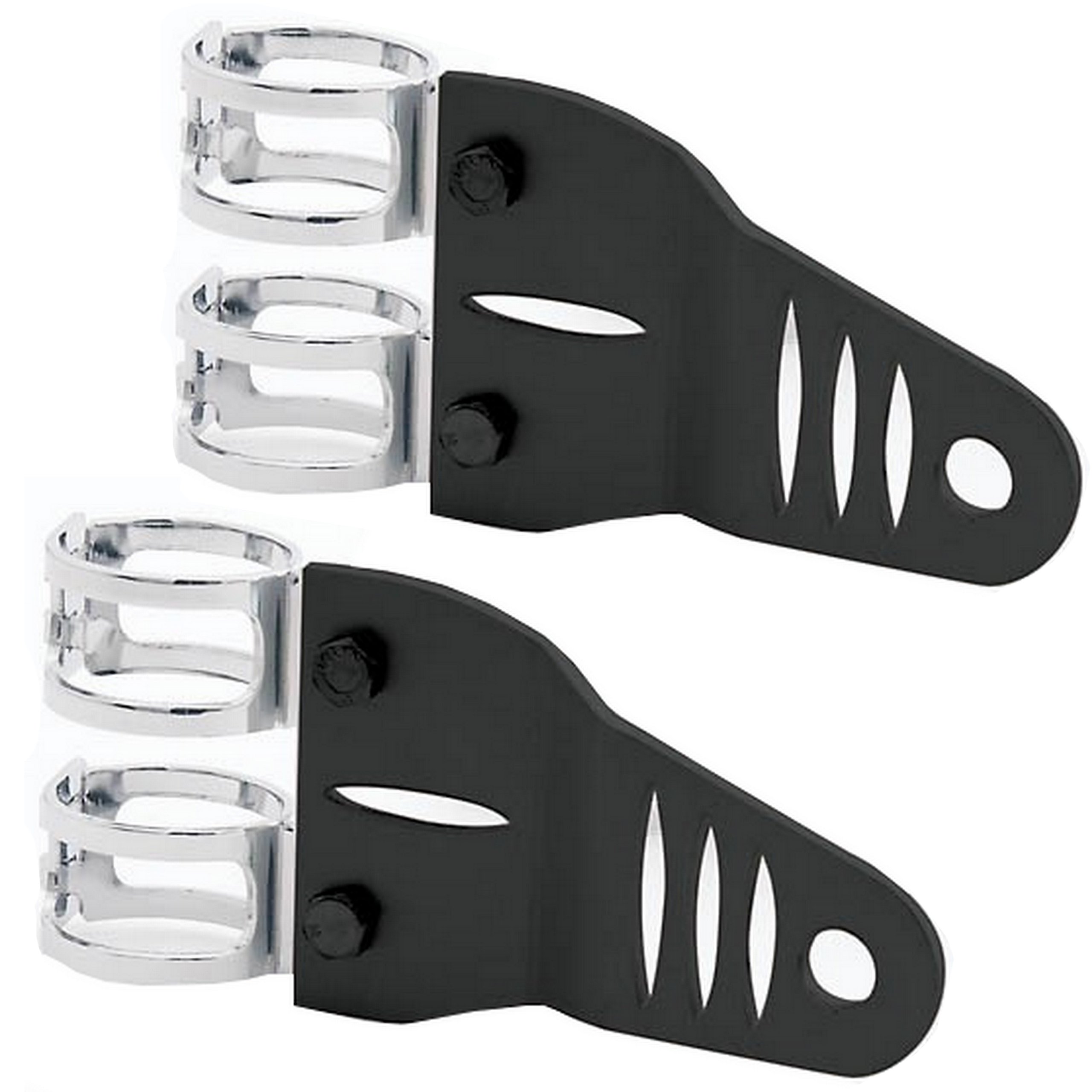 220-984 - Кріплення лампи фари алюміній чорний 47-50