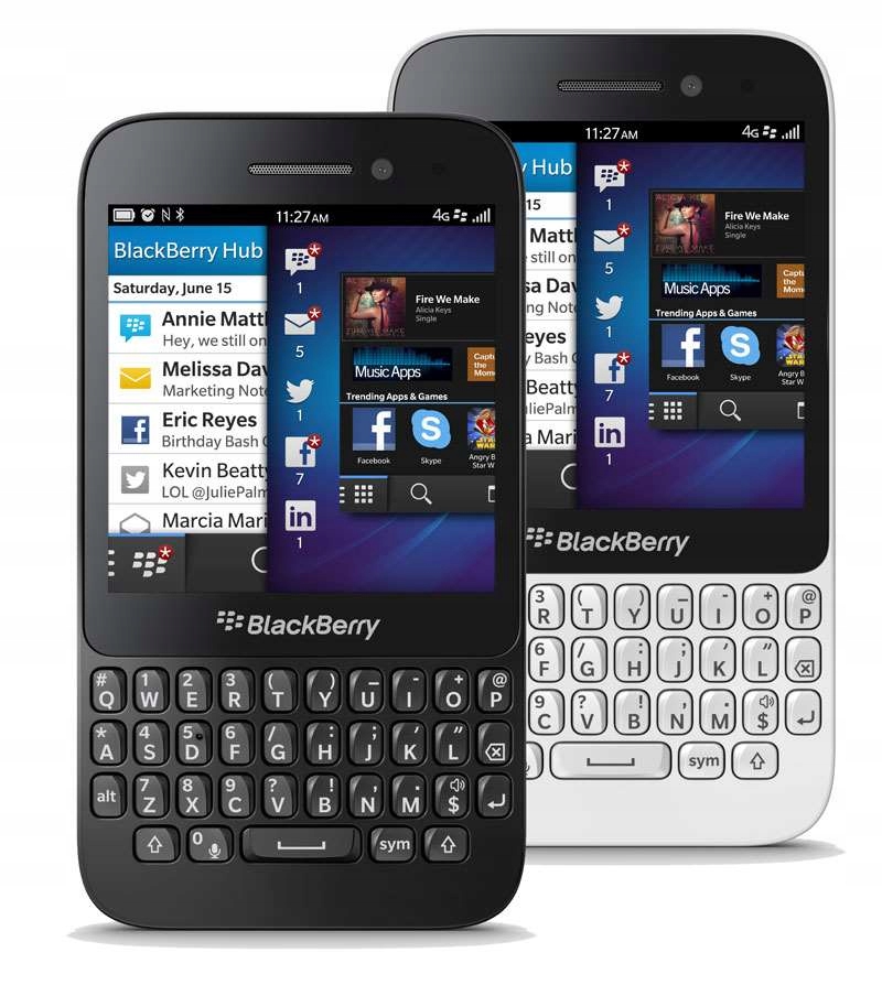 Телефон BLACKBERRY Q5 2 цвета Цвет черный