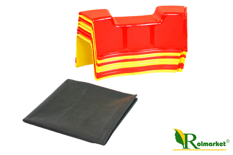 ZESTAW PLASTIKOWA PRZENOŚNA PIASKOWNICA SKŁADANA na piasek i ZABAWKI i DNO Szerokość produktu 160 cm