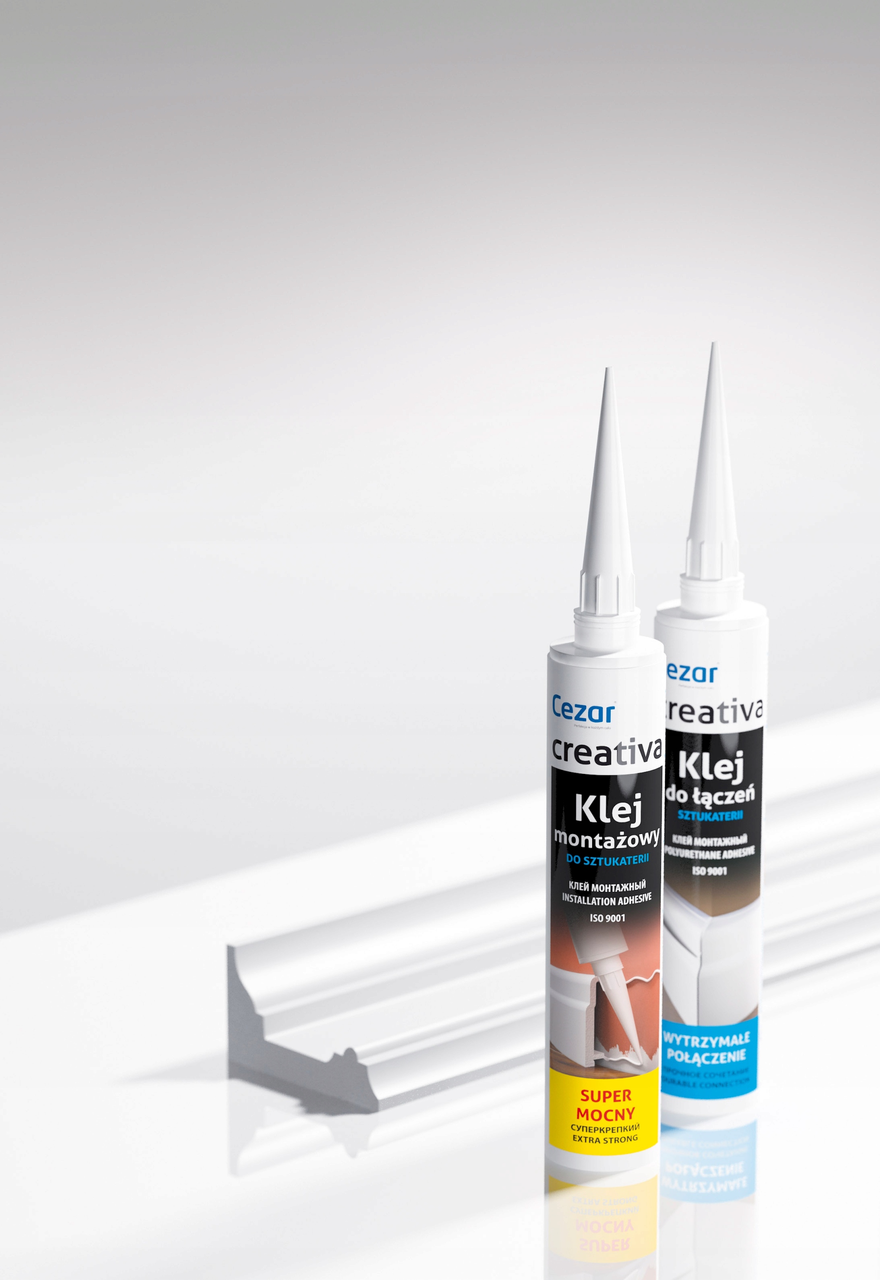 Listwa oświetleniowa LOC-03 Creativa pod LED Szerokość 138 mm