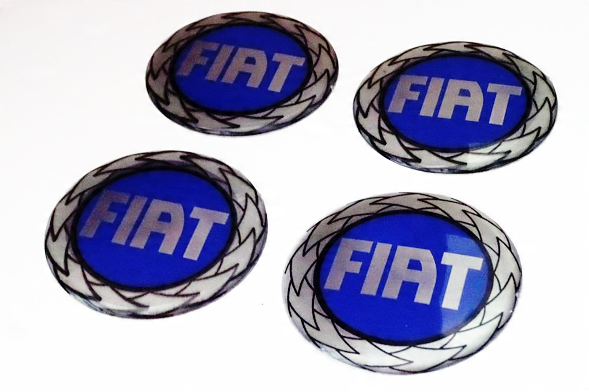 

Emblematy Naklejki Logo Na Kolpaki Felgi Fiat 55mm
