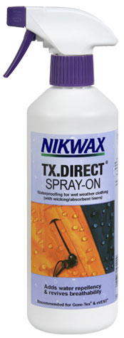 Nikwax TX Direct Spray-On impregnat do odzieży Zestaw nie