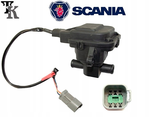 ЭЛЕКТРОМАГНИТНЫЙ КЛАПАН ОБОГРЕВАТЕЛЯ SCANIA R ОРИГИНАЛ 1793197