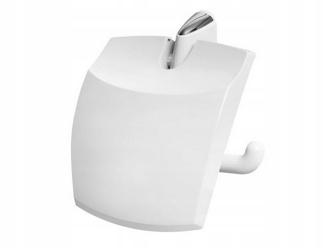 UCHWYT NA PAPIER CAPRI WC BIAŁY BISK