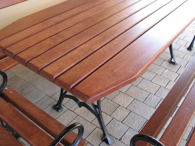 MEBLE OGRODOWE DREWNIANE STÓŁ + 4 ŁAWKI 180CM Z32 Rodzaj stół i krzesła