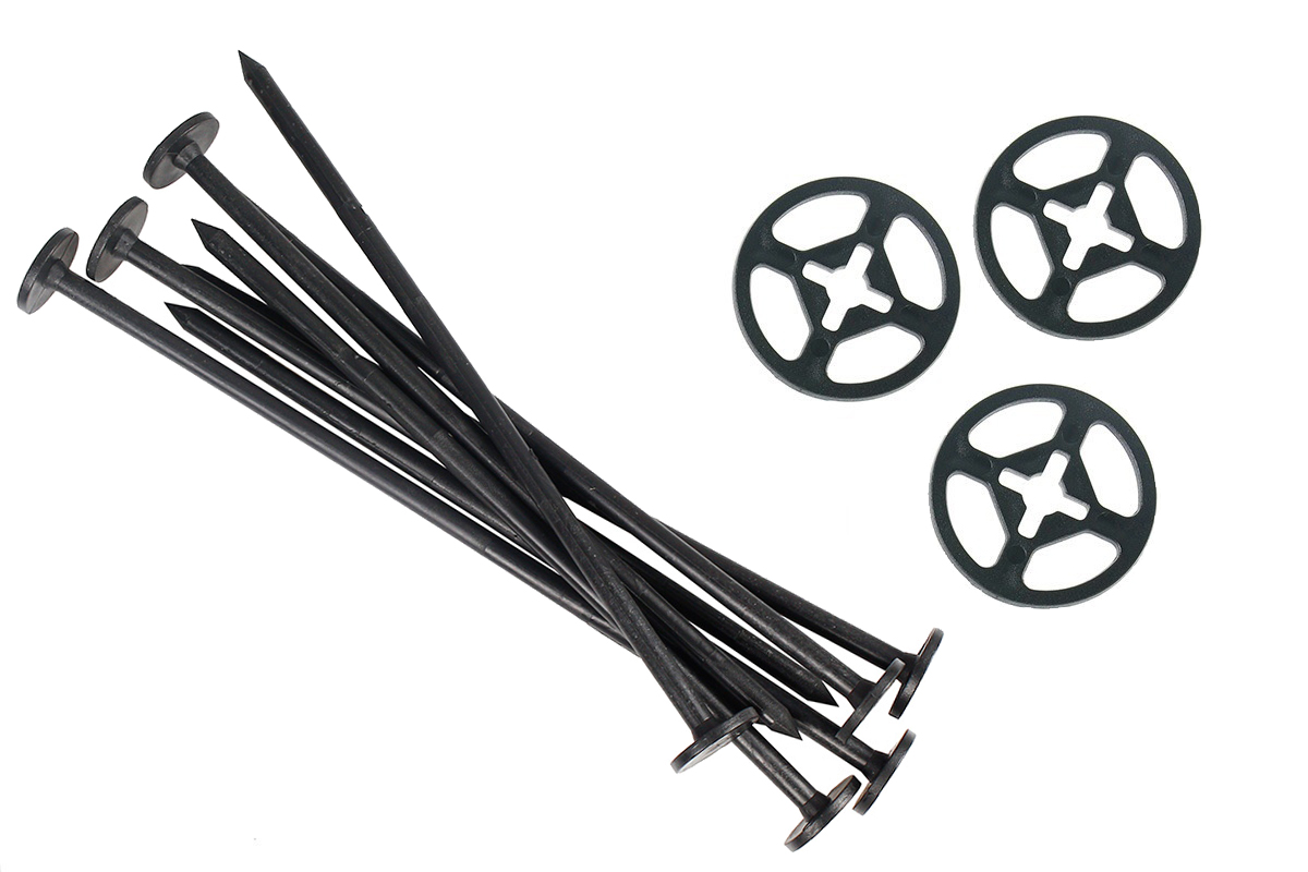 

Szpilki Kołki 19cm Do Agrowłokniny 100szt +dociski