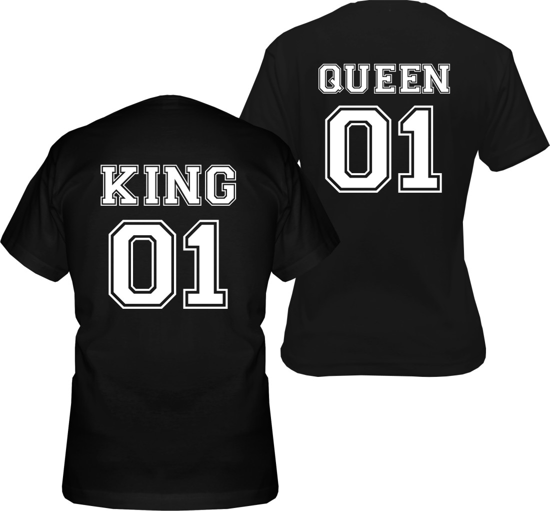 

Koszulki King Queen koszulka dla zakochanych XL