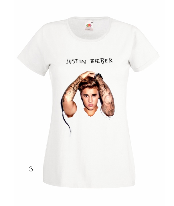 

Koszulki Damskie Wzory Justin Bieber Biber