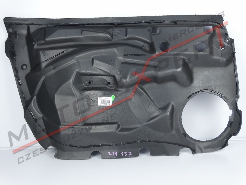 Mercedes W211 WYGŁUSZENIE PIANKA DRZWI PRAWY PRZÓD Typ samochodu Samochody osobowe