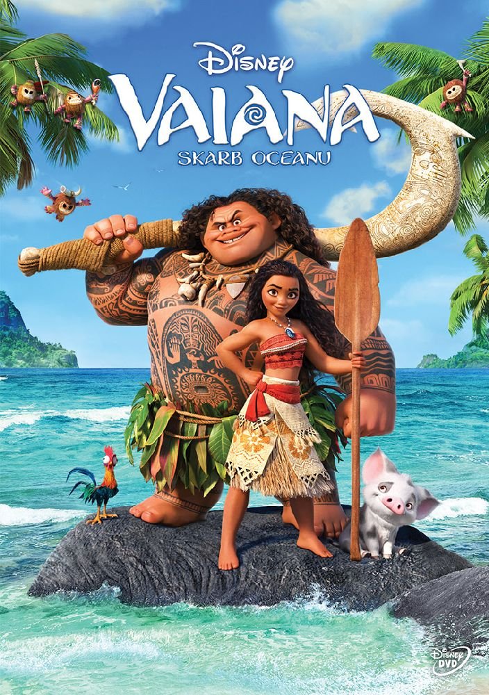 

Vaiana Skarb Oceanu DVD Bajka Disney'a