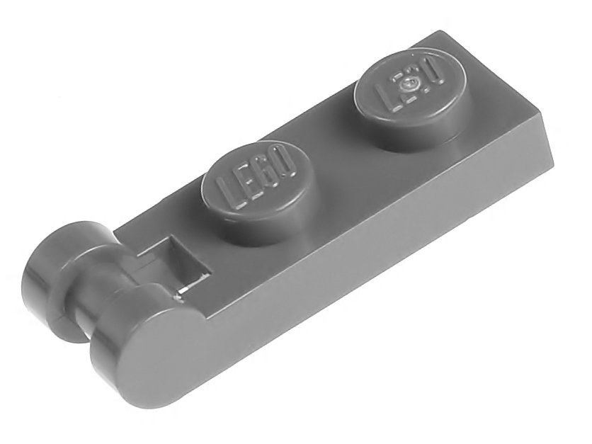 

Lego Płytka z zaczepem 1x2 60478 szara ciemna 2szt