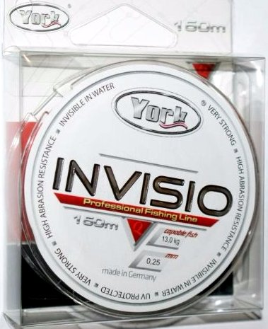 

Żyłka York Invisio 150m 0,25mm 13,0kg