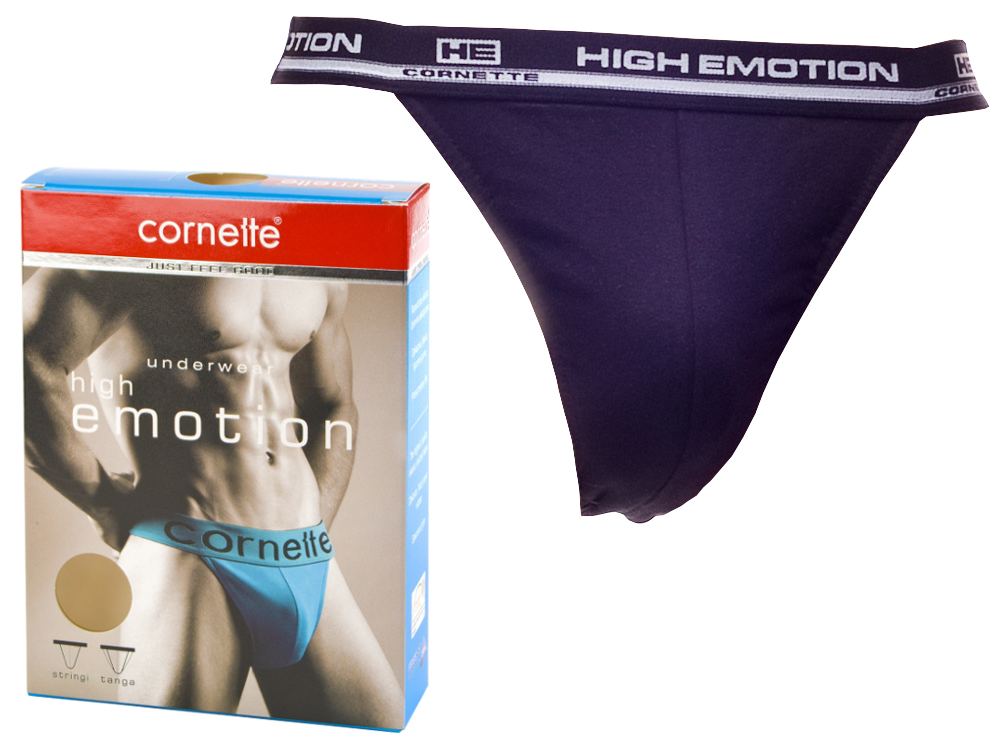 

Cornette Męskie Stringi High Emotion r.XL