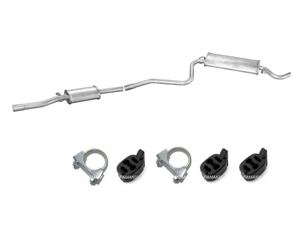 FIAT CINQUECENTO 700 SILENCER SILENCERS SET