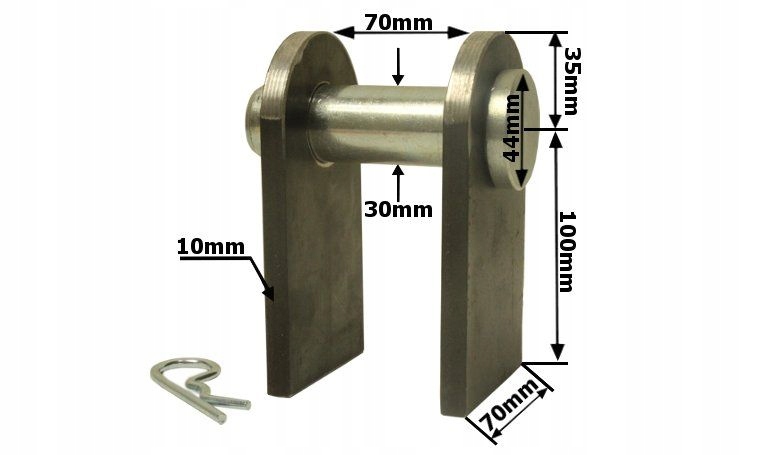 

Zestaw mocowanie siłownika sworzeń fi 30mm