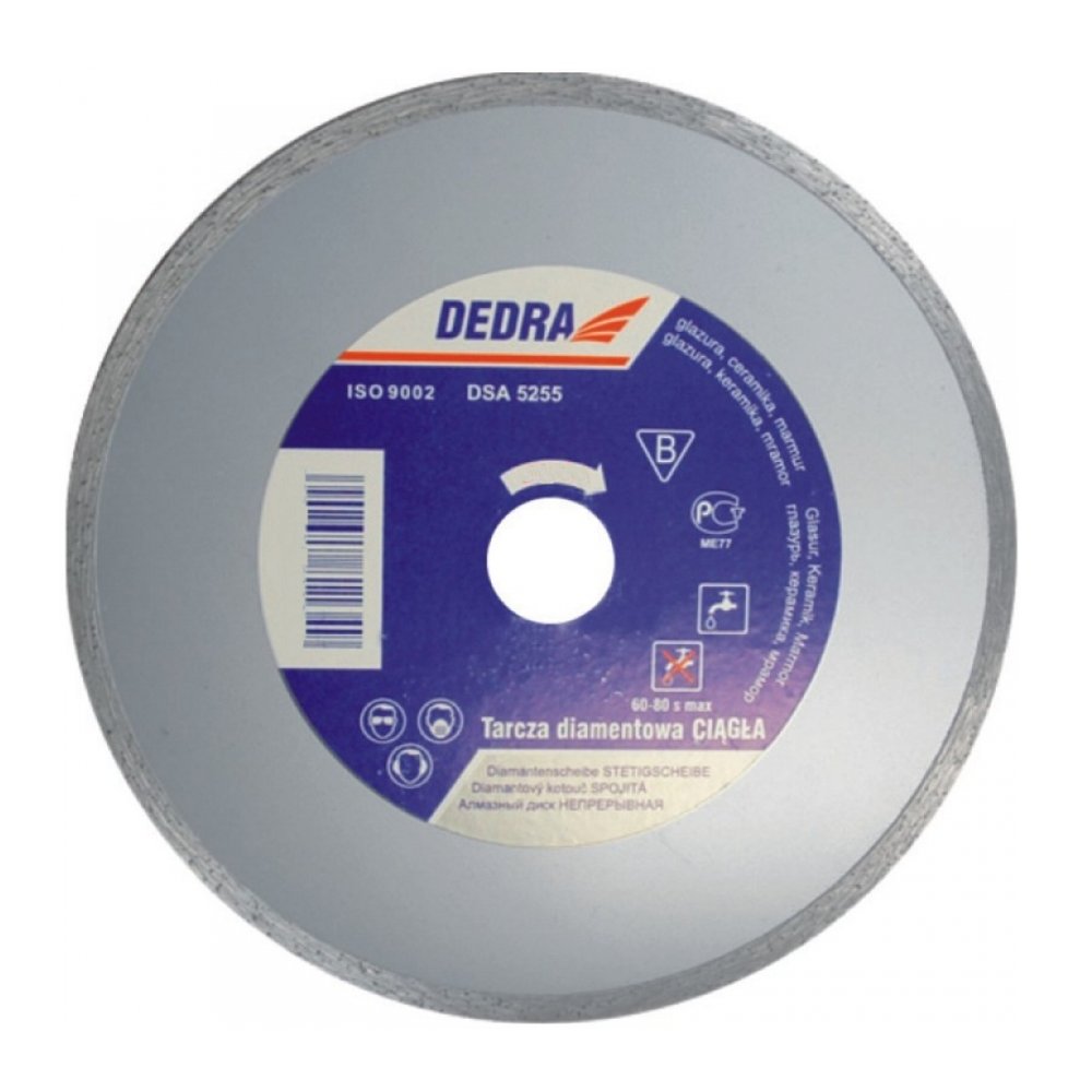 

Dedra H1134 Tarcza Diamentowa Do Glazury 180 22,2