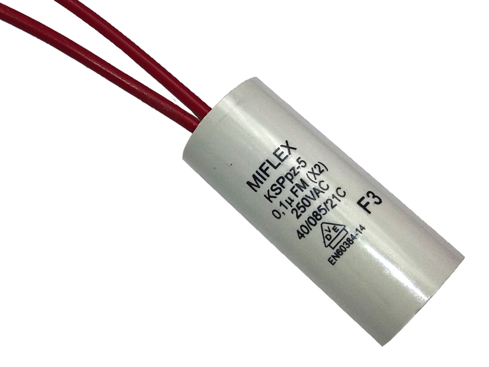 

Kondensator Miflex KSPpz-5 X1Y2 0,1uF (2 przewody)