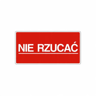 

Etykiety 100x50mm Nie Rzucać 25szt