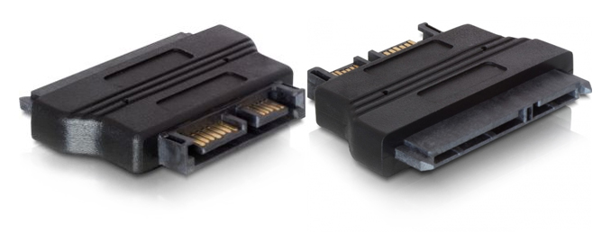 

Adapter Przejściówka Sata 22 F Slim Sata 13 M