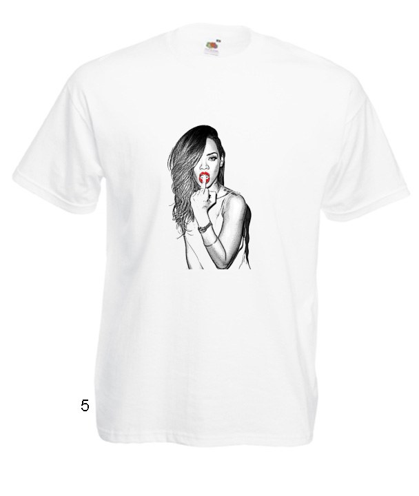 

Koszulki Męskie Wzory Rihanna Riri Koncert