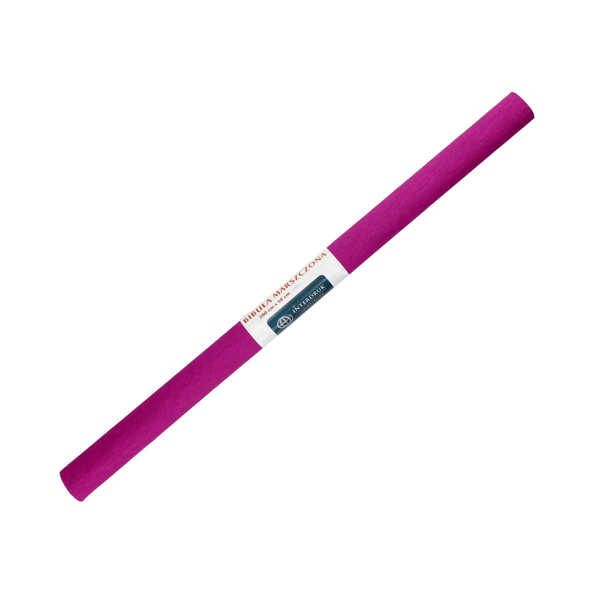 BIBUŁA MARSZCZONA RÓŻOWA DŁUGA 200X50 CM Kod producenta BI12
