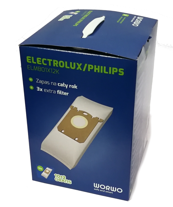 

12 x Worki bag do odkurzacza Electrolux Philips